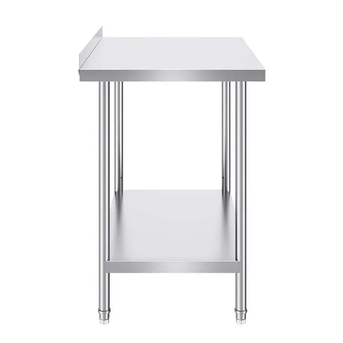 Stainless Steel Work Table, 24 x 36 x 36 In. Silver Kitchen Prep TableHeavy Duty Prep Worktable, Metal Work Table