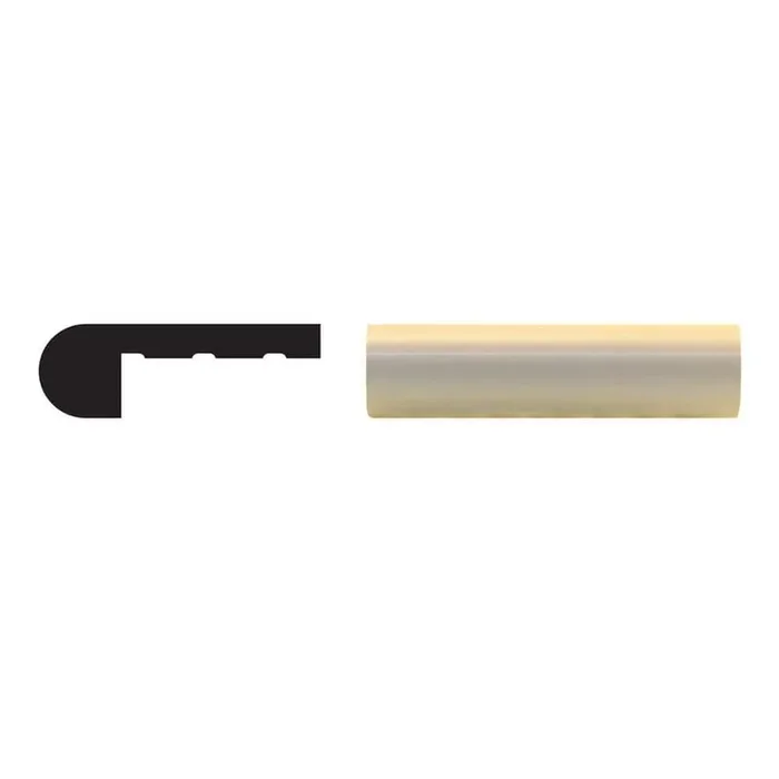 Standard Streamline 2 in. x 72 in. x 1 in. White Vinyl Window Sill