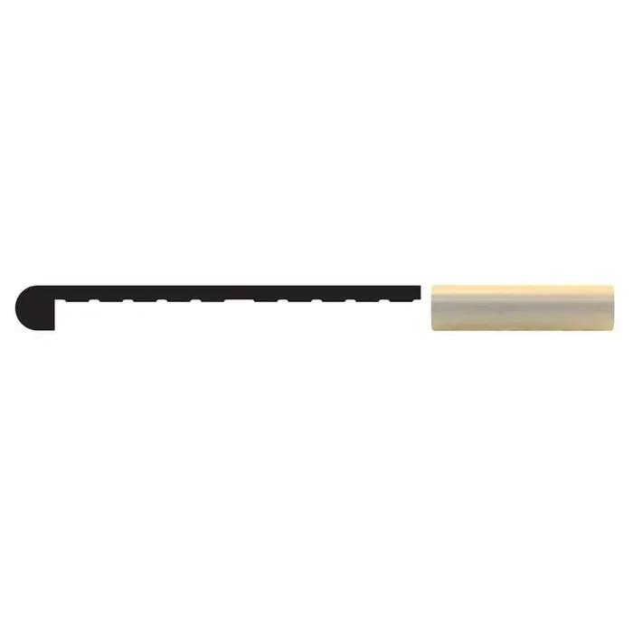 Standard Streamline 8 in. x 60 in. x 1 in. White Vinyl Window Sill
