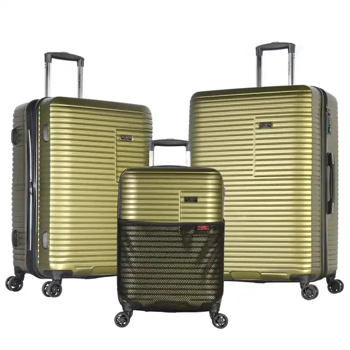 TAURUS 3-Piece PC/ ABS Expandable Hardcase Spinner Set with TSA Lock