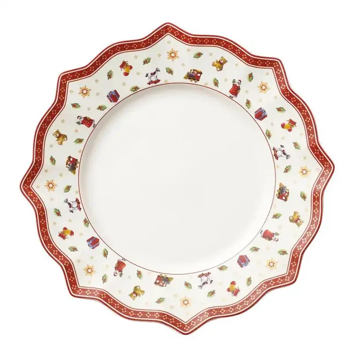 Toy‘s Delight 11.5 in. White Dinner Plate