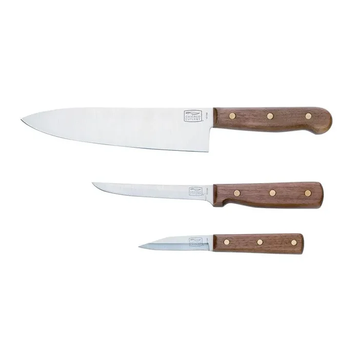 Tradition 3-Piece Knife Set, Walnut