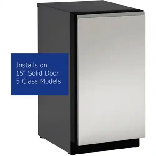 U-Line – ULASHP15SOLID – Stainless Handleless Panel 15″ Solid-ULASHP15SOLID Designer Home Surplus