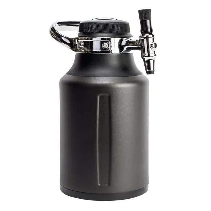 uKeg Go 64 oz. Tungsten Gray/Stainless Steel Carbonated Growler