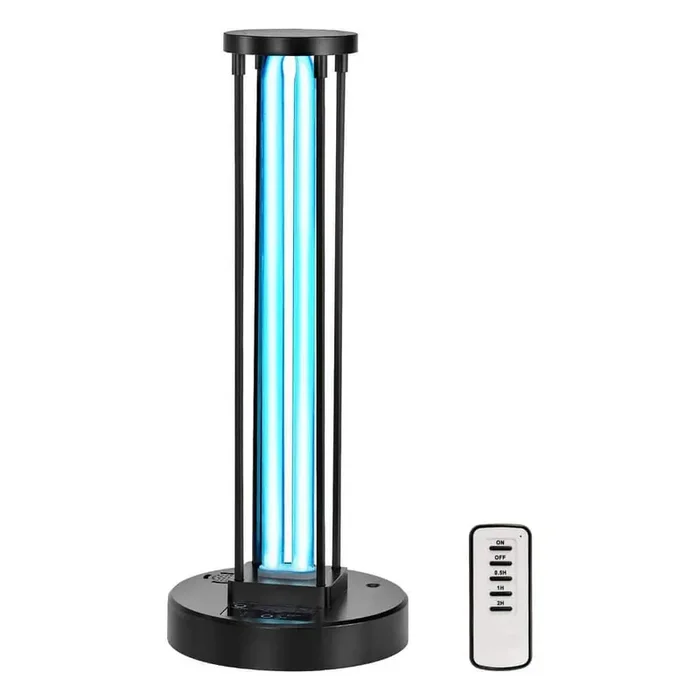UV Light 36-Watt Ultraviolet Lamp Remote Control with Ozone Purifier with 30/60/120 Minutes Timer