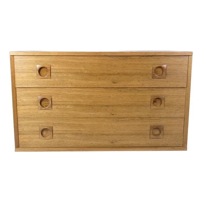 Wall-Mounted Chest of Drawers in Rosewood by Albert Hansen, 1960s