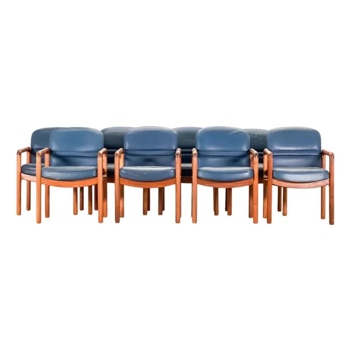 Walnut Dining Armchairs by Gordon Russell, 1960s, Set of 8