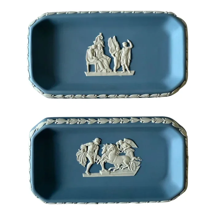 Wedgwood Blue Jasperware Trinket Dish