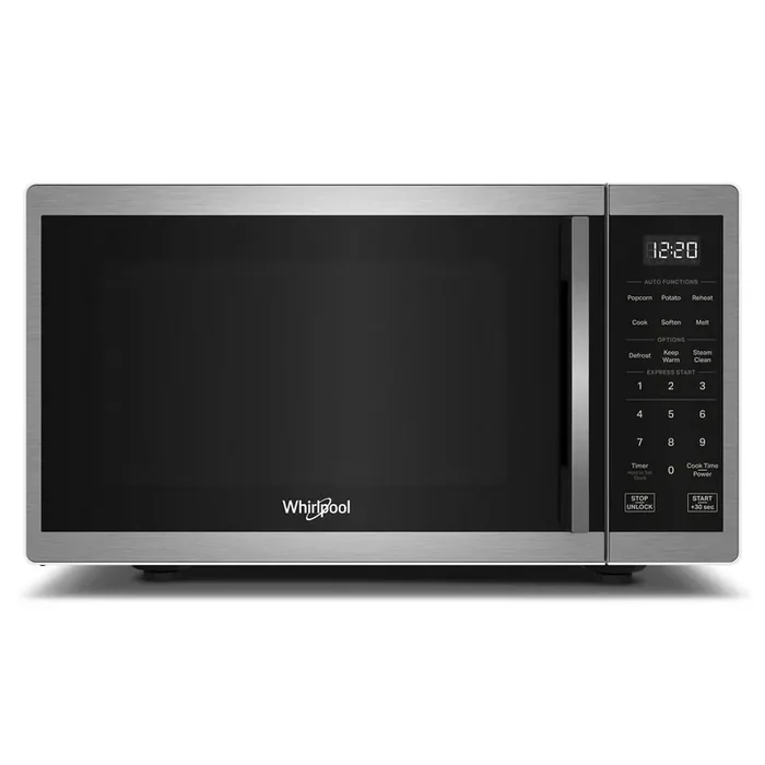 Whirlpool – WMCS3019RS – 0.9 cu. ft. Stainless Steel Countertop Microwave With Steam Clean – 900 watt-WMCS3019RS Designer Home Surplus