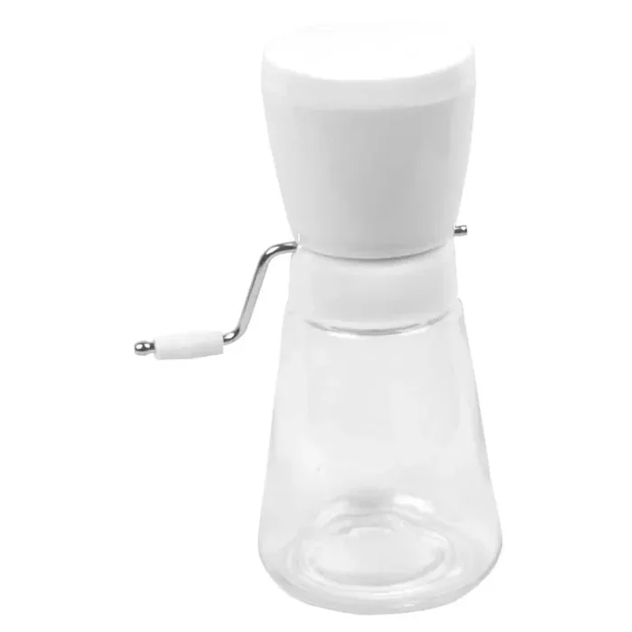 White Nut Chopper with Glass Bowl