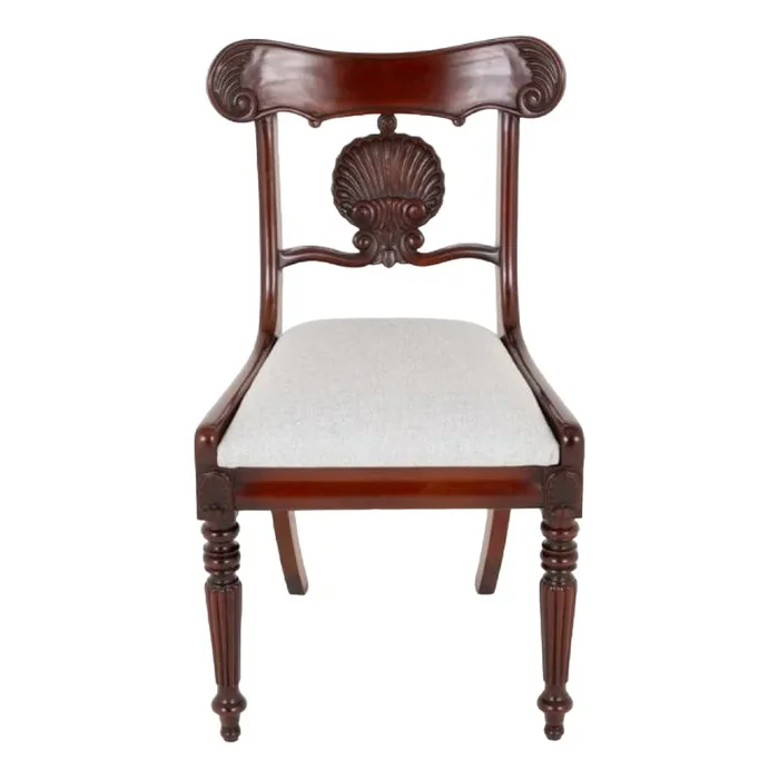 William IV Style Dining Chairs in Mahogany, 1920s, Set of 12