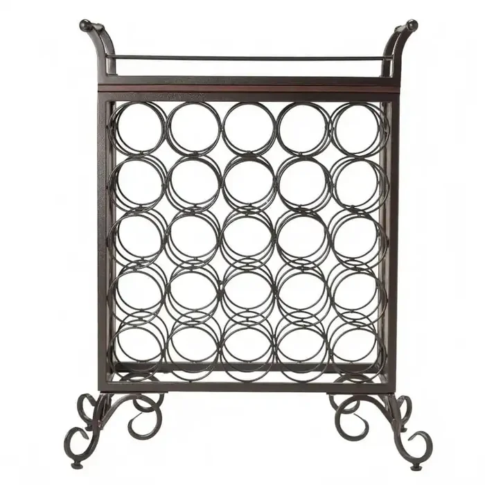 Wine rack 5 x 5 with removable tray