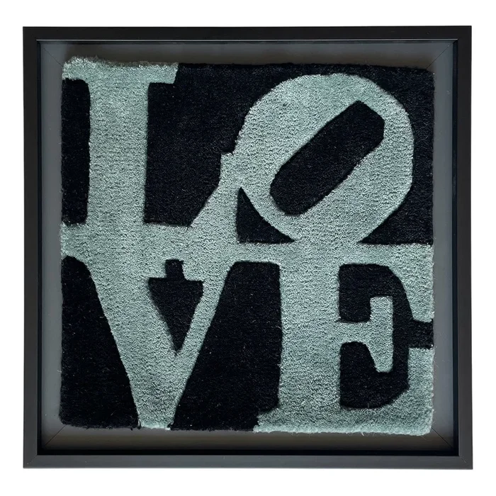 Winter Love Rug after Robert Indiana, 2000s