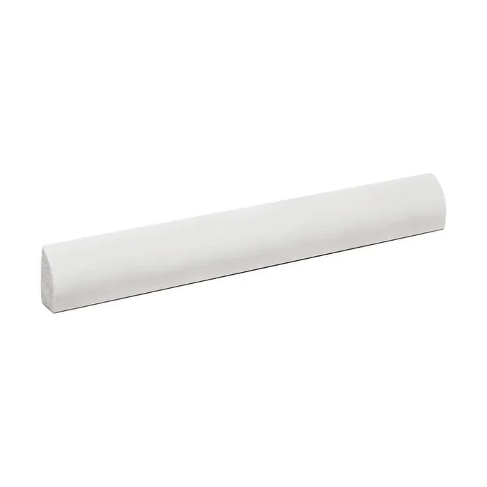 WM 127 – 7/16 in. x 3/4 in. x 6 in. Long Polystyrene Shoe Base Moulding Sample