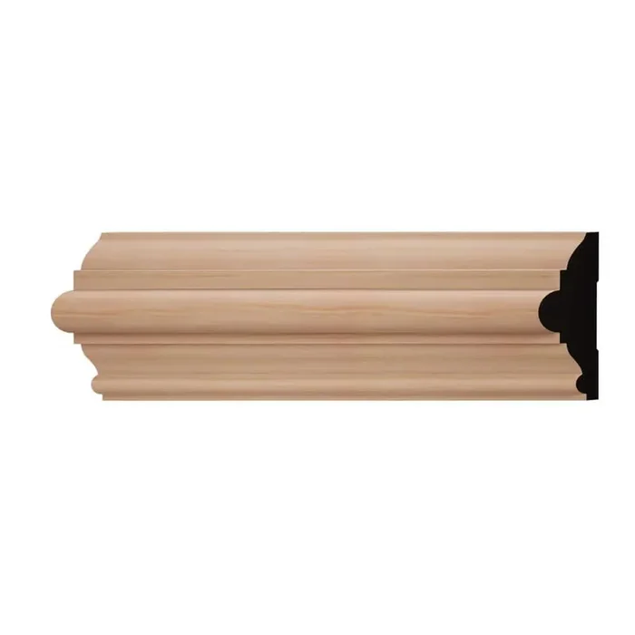 WM300 1.06 in. D x 3 in. W x 6 in. L Wood (Cherry) Chair Rail Sample