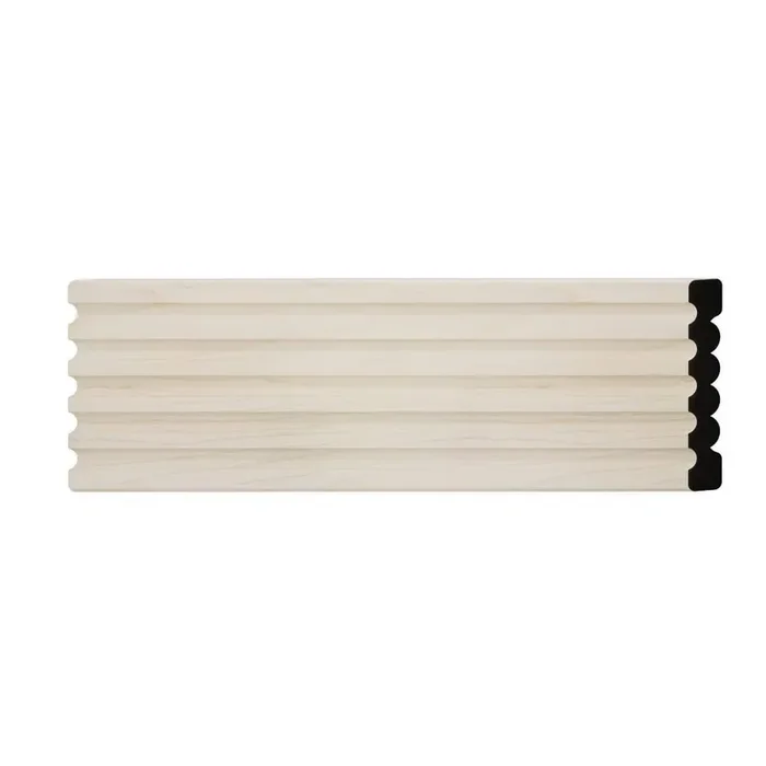 WM338 0.56 in. D x 3.38 in. W x 6 in. L Wood (Maple) Chair Rail Sample