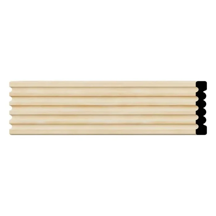 WM338 0.56 in. D x 3.38 in. W x 96 in. L Wood (Pine) Chair Rail Molding