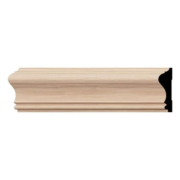 WM390 0.69 in. D x 2.63 in. W x 96 in. L Wood (Red Oak) Chair Rail Molding