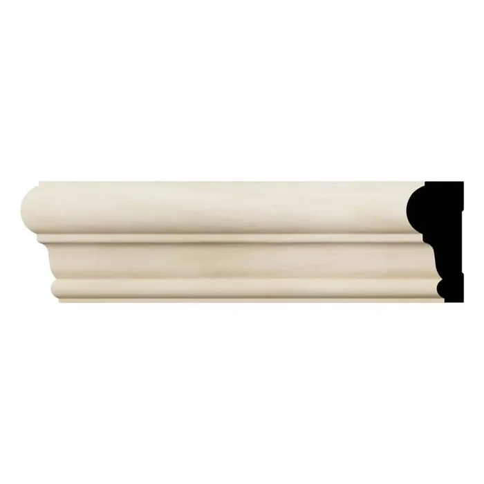WM392 1 in. D x 2.38 in. W x 96 in. L Wood Poplar Chair Rail Moulding