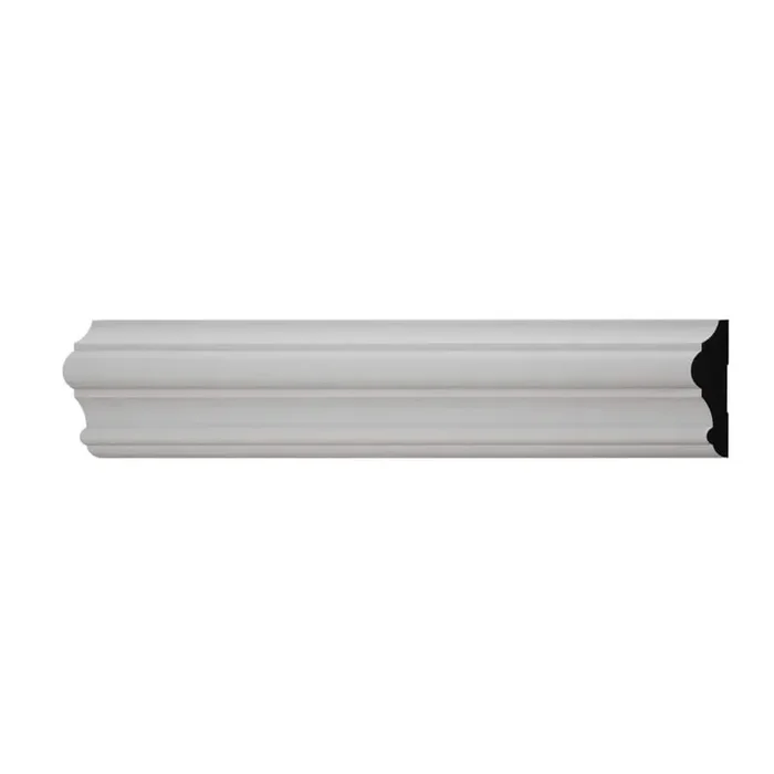 WM397 1 in. D x 3.5 in. W x 6 in. L Wood (Finger-Joint Pine) Chair Rail Sample
