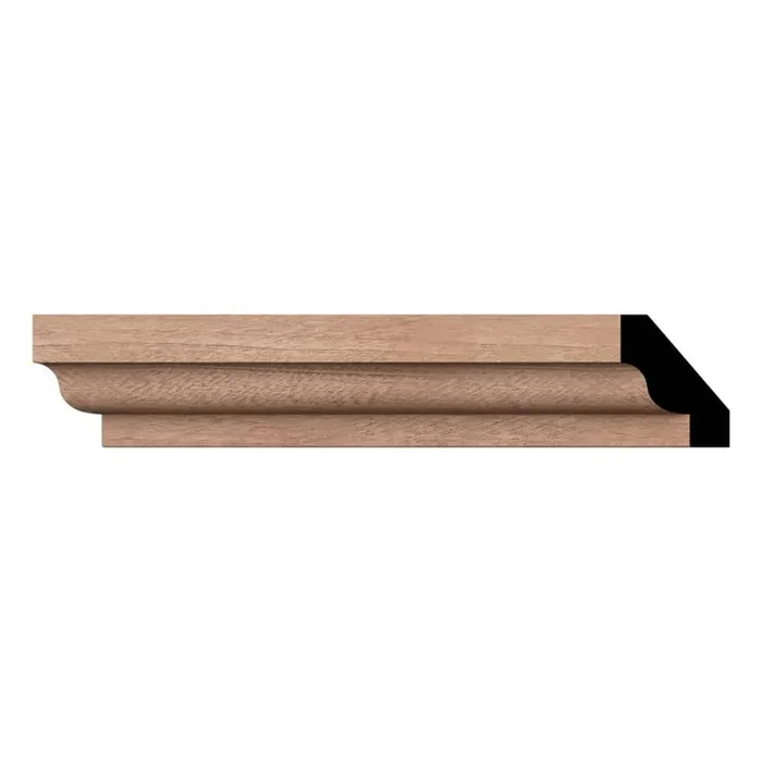 WM60 0.56 in. D x 1.75 in. W x 96 in. L Wood (Sapele Mahogany) Crown Molding