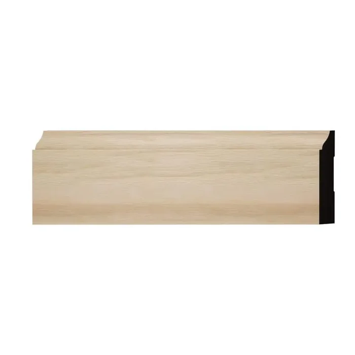 WM623 0.56 in. D x 3.25 in. W x 6 in. L Wood (White Oak) Baseboard Moulding Sample