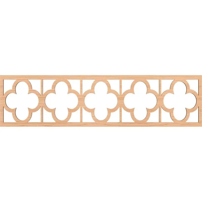 Woodall Fretwork 0.25 in. D x 47 in. W x 12 in. L Hickory Wood Panel Moulding