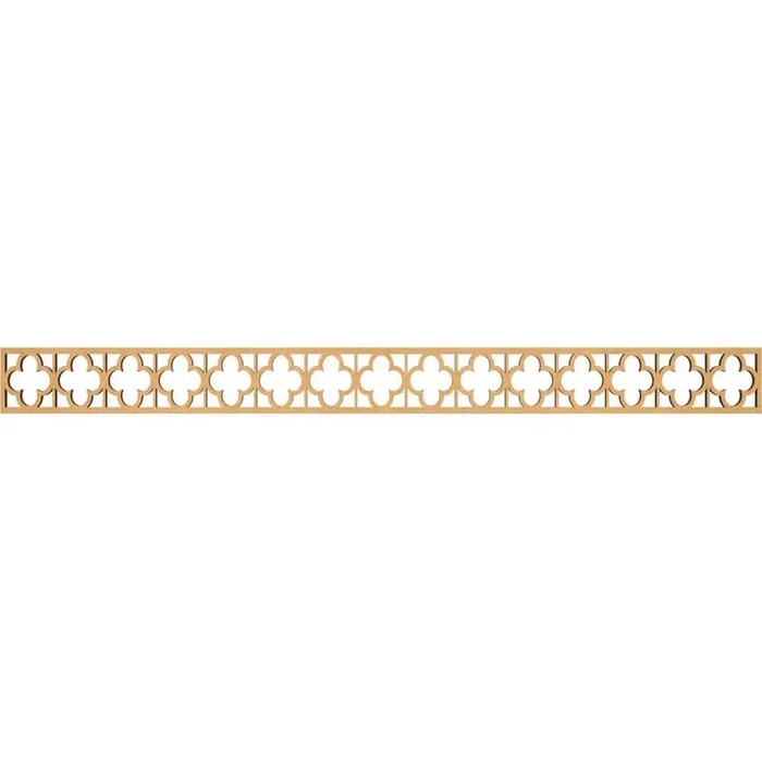 Woodall Fretwork 0.375 in. D x 46.375 in. W x 4 in. L MDF Wood Panel Moulding
