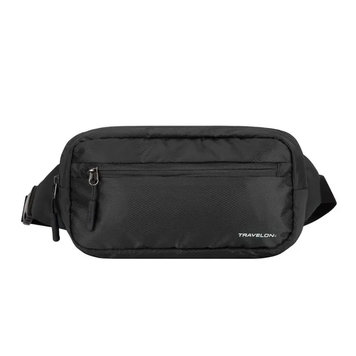 World Travel Essentials Black Convertible Sling / Waist Pack