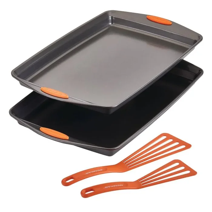 Yum-o! Nonstick Bakeware 4-Piece Gray Bakeware Set