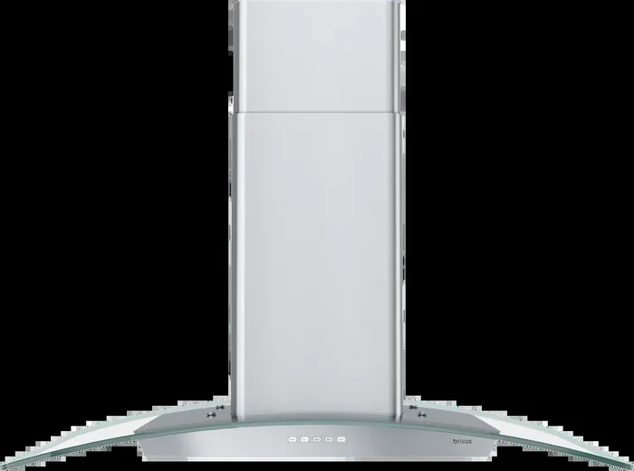 Zephyr – BMI-E36DG – Curved Glass Chimney Wall 36″ 600 CFM ACT-BMI-E36DG Designer Home Surplus