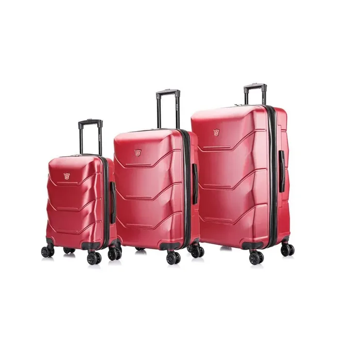 Zonix 20 in./26 in. / 30 in. Wine Lightweight Hardside spinner 3 pc set