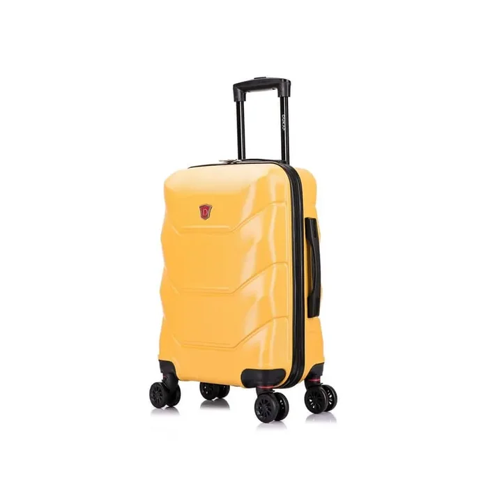 Zonix 20 in. Mustard Lightweight Hardside Spinner Carry On